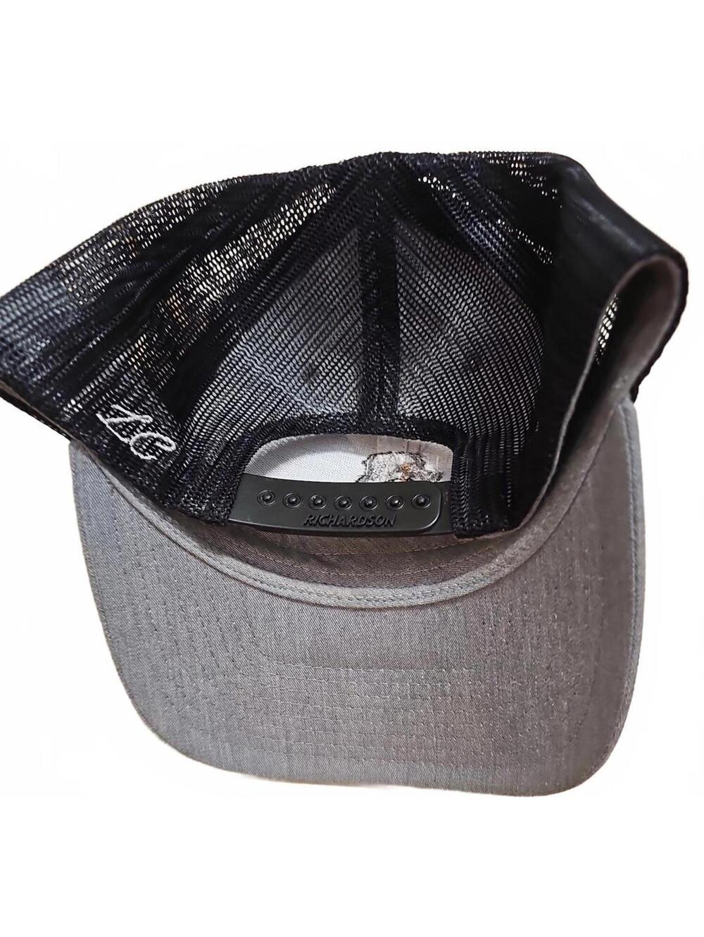 Richardson Style 122 Shot Caller Dog Training Toy Heather/Black Snapback Hat View 2